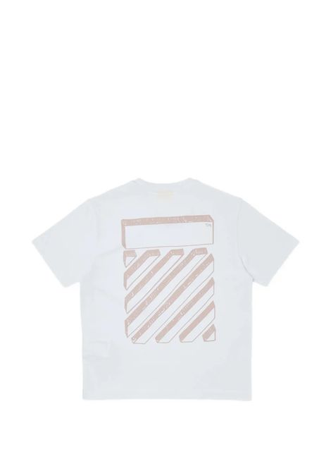 T-shirt con stampa OFF WHITE KIDS | OGAA001S26JER008100